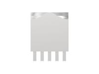225685-e ERNI 225685 Series Vertical Surface PCB Header, 1 Contact(s), 1 Row, Shrouded