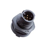 ad-03pmms-qc8001 Amphenol Industrial Circular Connector, 3 Contacts, Panel, Miniature Connector, Plug, Male, IP68, X-LOK Series