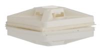 151-28349-mb3a-pa66-wh HellermannTyton Self Adhesive Natural Cable Tie Mount 19 mm x 19mm, 4.1mm Max. Cable Tie Width
