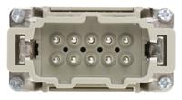 09330102616 HARTING Heavy Duty Power Connector Insert, 16A, Male, Han ES Series, 10 Contacts