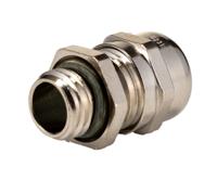 53112570 Lapp SKINTOP Series Nickel Plated Brass Cable Gland, M12 Thread, 3.5mm min., 7mm max., IP68