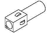 350865-1 TE Connectivity, Universal MATE-N-LOK Male Connector Housing, 1 Way, 1 Row
