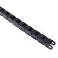 06100380 Igus 6, e-chain Black Cable Chain - Flexible Slot, W16.5 mm x D15mm, L1m, 38 mm Min. Bend Radius, Igumid G