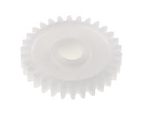 521-7310 RS PRO POM 30 Teeth Spur Gear, 0.8 Module, 6mm Bore Diam, 24mm Pitch Diam, 12mm Hub Diam