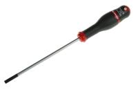 at55x150 Facom Slotted  Screwdriver, 5.5 x 1 mm Tip, 150 mm Blade, 259 mm Overall