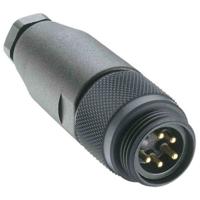 11595-rsc-509 Lumberg Automation Circular Connector, 5 Contacts, Cable, 7/8 in Connector, Plug, Male, IP67, RSC Series