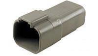 dt04-4p-c015 Deutsch, DT Automotive Connector Socket Grey Flange Mount 4 Way DT04-4P-C015