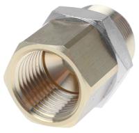 kq2e12-04a SMC KQ2 Series Bulkhead Threaded-to-Tube Adaptor, Rc 1/2 Female to Push In 12 mm, Threaded-to-Tube Connection Style