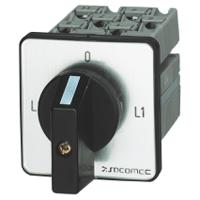 192k0011 Socomec Panel Mount Changeover Switch - 16A Maximum Current, IP44