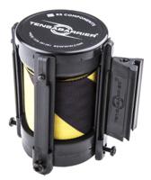 cas-max-d4 Tensator Black & Yellow PET Retractable Barrier, 3.65m