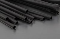 398-183 RS PRO Heat Shrink Tubing, Black 6.4mm Sleeve Dia. x 1.2m Length 2:1 Ratio
