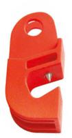 221-5283 RS PRO Red 1-Lock ABS Universal Circuit Breaker Lockout, 8mm Shackle, 10mm Attachment
