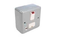 k972-alm MK Electric 13A 1 Gang Switched Fused Spur