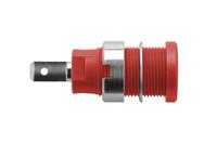 seb-7077-ni-rt Schutzinger Red Female Banana Socket, 4 mm Connector, 24A, 1000V, Nickel Plating