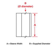 m21-187-c-342 Brady B-342 Black on Black on White Heatshrink Labels, 2.13 m Length, 8.51 mm Width, 8.5mm Label Length