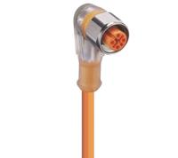 18027-prkwtled-p-4-0725-m Lumberg Automation Female 4 way M12 to Unterminated Free End Sensor Actuator Cable, 25 m