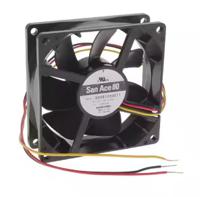9s0812h4011 Sanyo Denki San Ace 9S Series Axial Fan, 12 V dc, DC Operation, 67m³/h, 2.76W, 230mA Max, 80 x 80 x 25mm