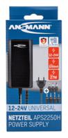 5311143-uk Ansmann Power Brick AC/DC Adapter 12V dc Output, 1A Output