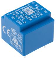 vb-0529 Block 9V ac 2 Output Through Hole PCB Transformer, 0.5VA