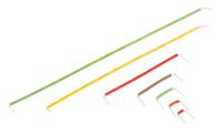 sks-140 SKS-140, 5.08mm Insulated (PVC), Uninsulated (2.54 mm) Phosphor Bronze Breadboard Jumper Wire Kit in Blue, Brown,