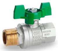 141-7729 RS PRO Brass Full Bore, 2 Way, Ball Valve, Threaded, BSPP 3/4in