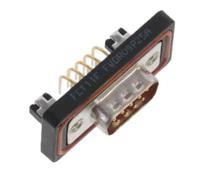 fwdr09p25a-1727040058 FCT from Molex 172704 9 Way Right Angle Through Hole D-sub Connector Plug, 2.84mm Pitch, with 4-40 Screw Locks