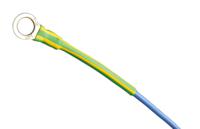 f26014-gy003 Alpha Wire Heat Shrink Tubing, Green, Yellow 6.3mm Sleeve Dia. x 76m Length 2:1 Ratio, FIT Shrink Tubing Series