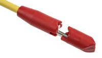 935980217 Hirschmann Test & Measurement Black/Red Grabber Clip with Split Clamp, 10A, 1kV, 4mm Socket