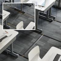 137-627 RS PRO 4.5m Black Cable Cover in PVC, 17mm Inside dia.