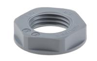 53019000 Lapp Grey Fibreglass PA Cable Gland Locknut, PG7 Thread, IP68