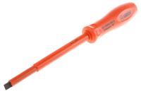 911-1121 ITL Insulated Tools Ltd Slotted Insulated Screwdriver, 8 x 1.2 mm Tip, 150 mm Blade, VDE/1000V, 253 mm Overall