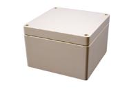 1554p2gy Hammond 1554 Series Polycarbonate Enclosure, IP68, 4.7 x 4.7 x 3.15in