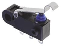d2hw-c231h Omron Simulated Roller Lever Micro Switch, Solder Terminal, 2 A @ 12 V dc, SPDT, IP67