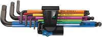 05022210001 Wera 9 piece L Shape Metric Hex Key Set, 1 x 1.5x90 mm, 1 x 2.0x101 mm, 1 x 2.5x112 mm, 1 x 3.0x123 mm, 1 x 4.0x137 mm,