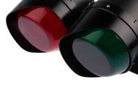 led-tl-03-02-04 Moflash LED TL Series Green, Red LED Beacon, 2 Lights, 35 → 85 V, Bracket Mount