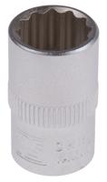 830-4044 RS PRO 3/8 in Drive 12mm Standard Socket, 12 point