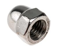 248-4422 RS PRO, Plain Stainless Steel Hex Nut, DIN 1588, M8