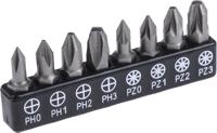 615-9192 RS PRO Driver Bit Set 8 Pieces, Phillips, Pozidriv