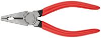 03-01-140 Knipex Combination Pliers, 140 mm Overall, Straight Tip