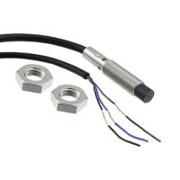e2b-s08kn04-wp-b1-5m Omron Inductive Threaded Barrel Proximity Sensor, M8, 4 mm Detection, PNP NO, 10 → 30 V dc