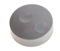 777-7306 RS PRO 38.6mm Grey Potentiometer Knob for 6mm Shaft Screw Fix
