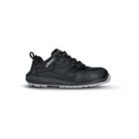 0rr20464-42 UPower YUKON Unisex Black Composite Toe Capped Low safety shoes, UK 8, EU 42