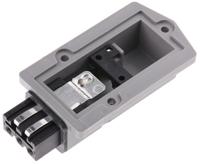 932513106-stakap-3-n Hirschmann, ST IP54 Grey Panel Mount 3P + E Industrial Power Socket, Rated At 16A, 250 V, 400 V