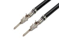 214762-1123 Molex Male Micro-Fit 3.0 to Male Micro-Fit 3.0 Crimped Wire, 225mm, 0.75mm², Black