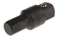 32210001 STAHLWILLE 3/8 in Square Adapter, 38 mm Overall