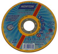 66252828951 Norton Aluminium Oxide Cutting Disc, 115mm x 1.6mm Thick, P30 Grit