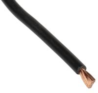 4560023s Lapp Black 1 mm² Hook Up Wire, 17 AWG, 100m, PVC Insulation, 4560023S