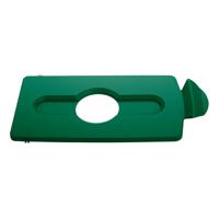 2007885 Rubbermaid Commercial Products Green Waste Bin Lid for Waste Bin, 12.7mm