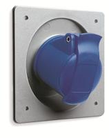 2cma193218r1000 Amphenol Industrial, 2CMA1 IP44 Blue Panel Mount 2P+E Angled Industrial Power Socket, Rated At 16A, 250 V