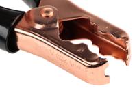 010031 Mueller Electric Crocodile Clip, Copper-Plated Steel Contact, 200A, Black/Red